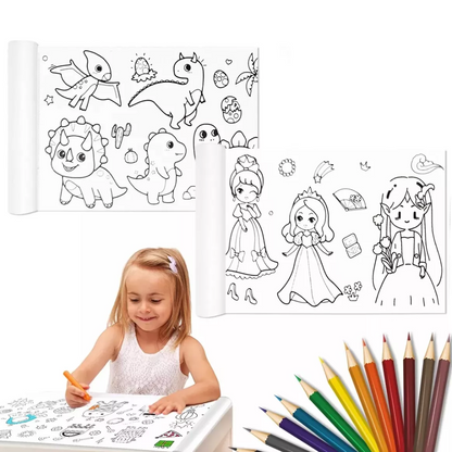 🥳ROLLO PAPEL PARA NIÑOS🥳 - 🎨 COLOREAR (30 X 300 CM)