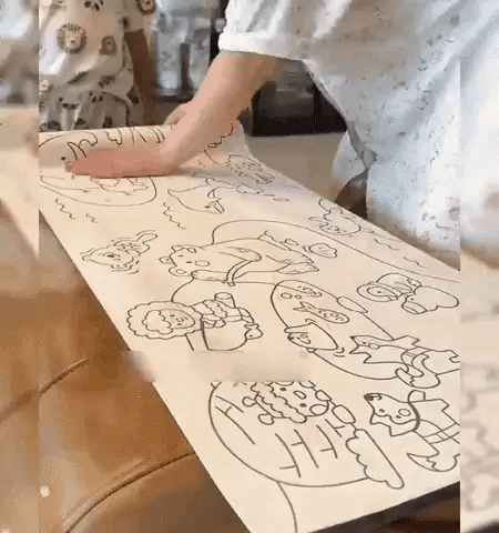 🥳ROLLO PAPEL PARA NIÑOS🥳 - 🎨 COLOREAR (30 X 300 CM)